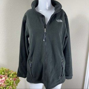 The North Face Boy's Black Fleece 3/4 Zip Pullover Size XL